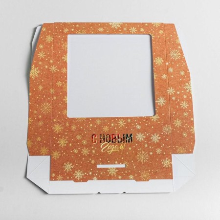 Folding box “Happy New Year!”, 20 x 20 x 4 cm, new year-3
