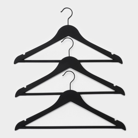 Brand shoulders with a crossbar, plastic Soft-Touch 44x23.5 cm, 3 pcs-2