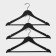 Brand shoulders with a crossbar, plastic Soft-Touch 44x23.5 cm, 3 pcs