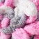 Yarn "Puffy Color" 100 % micropoliester 9m/100g (6370)
