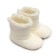 Baby slippers, white color, size 32