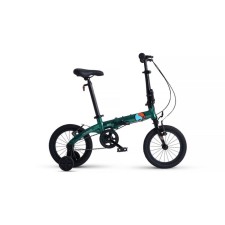 Велосипед 14'' Maxiscoo S007 Стандарт, цвет зеленый