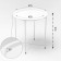 Coffee table, white tray
