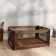 ITALYA storage basket, 40 × 30 × 18 cm, dark tree color