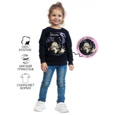 Свитшот для девочки Tornado girl, рост 110 см, цвет чёрный