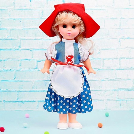Doll "Red hat", 35 cm, mix-7