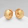 Earrings “Chord” Ornament, Color Gold