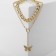 Piece "chain" butterfly, color gold, l = 42 cm