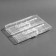 Organizer for decor, 12 cells, 18.5 × 13 × 3 cm, in a cardboard box, the color is transparent