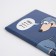 Cover for passport, blue color