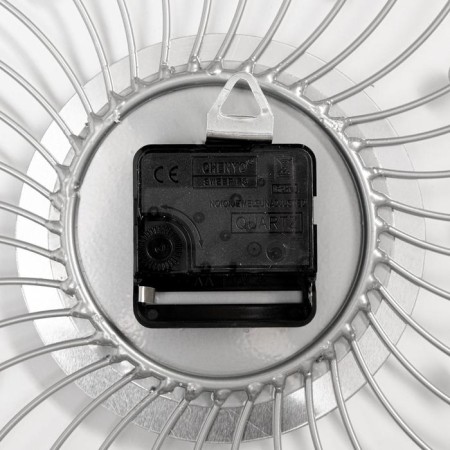 Watching clock, series: openwork, "callifa", smooth move, 33 x 33 cm, d-13 cm-2