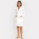 Women's bathrobe, white color, size 46 (m)