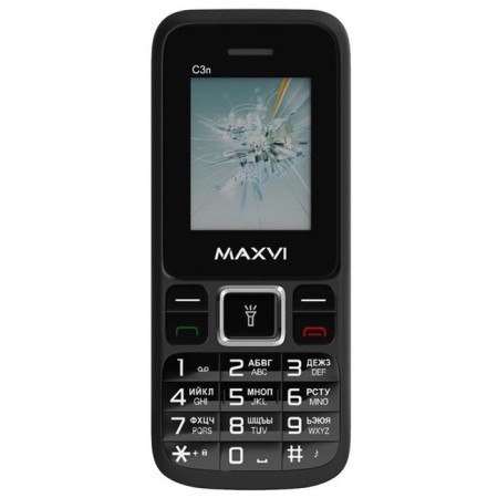 Cell phone MaxVi C3N Black