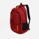 Men's backpack on a zipper, 2 external pockets, red color