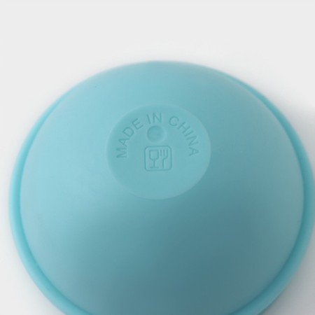Ice form "ball", d = 7 cm, turquoise color-6