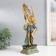 Polystone souvenir "Dancing deity with a musical instrument" blue-gold 13x9x34 cm