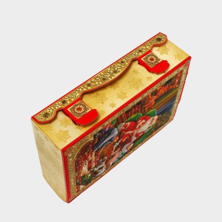 New Year. Gift box New Year's book Malaya "Atmosphere" 17.5 x 7 x 25 cm.-2