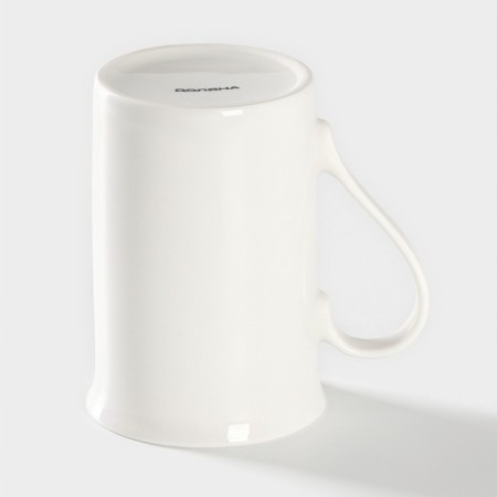 Porcelain share mug “Towards Love”, 300 ml, white color-2