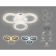 LED ceiling LED with Ambrella Light, Original, FA4050, 3HLED, 30 W, 2550LUM, 3000-6400K, white color, white