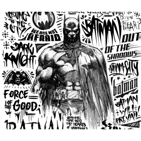 Sketchbook. Batman solid binding, 96 pages, 24x20 cm