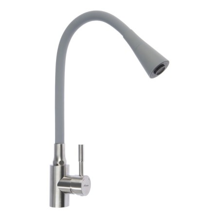 Accoona A9890T-3 kitchen mixer, single-leaf, flexible spout, 2 modes, gray-1