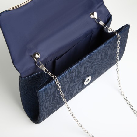 Female bag on a magnet, blue color-4