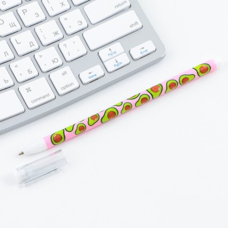 Ballpress Blue Paste 0.5 mm with a cap "avocado" plastic-5