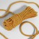Cord twisted, d = 10 mm, 9 ± 1 m, gold color