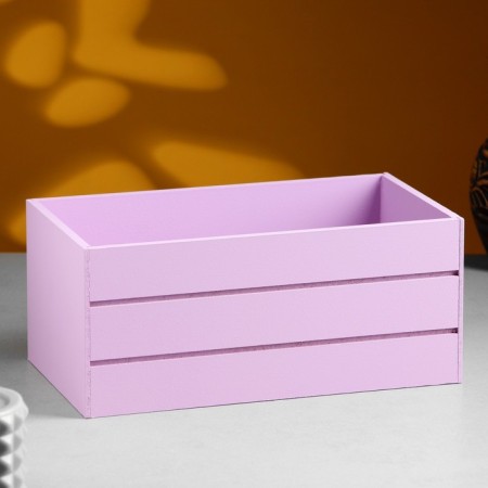 Wooden Kashpo 25x14x11 cm lilac