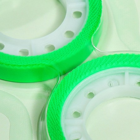 Set 2 pieces, adhesive tape textual (peeled) 75mm x 10m, green-4