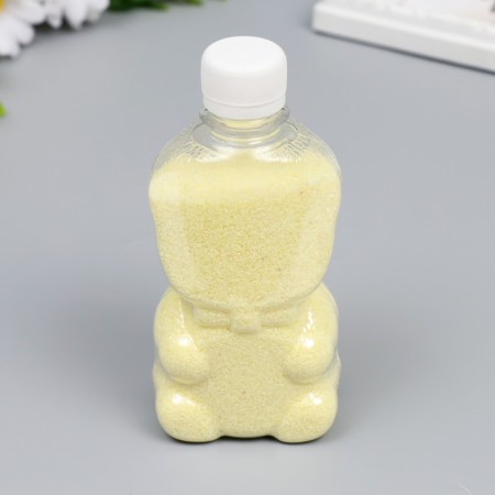Colored sand in bottles "Pale yellow" mix-3