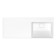 Sink over the washing machine Uperwood Magenta, 110 cm, right, white