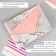Photo album 25 sheets (corners+rings) "Triangles: marble, skin" 27x19 cm