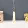 Textile suspension, plastic "Knot of happiness and infinity" Cream 0.7x1x9.5 cm