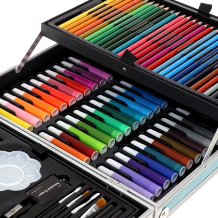 A set of folding folding, in a suitcase, blue-15