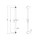 Shower stand IDDIS RAY RAY70B0I17, black matte