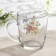 Glass mug "Buketik", 350 ml