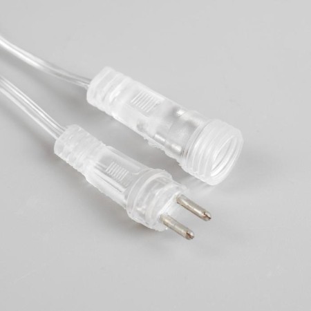 Garland "icicles" 2.5 × 0.5 m, IP65, transparent thread, 288 LED, glow of multi with a drain effect, 12 V-6