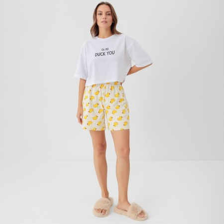 Women's pajamas (T-shirt and shorts) KAFTAN DUCK RR 44-46-1