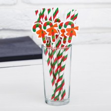 Caramel cocktail tubes, set of 10 pcs.