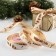 Satsis tape "Snow Mountains", 25 mm, 23 ± 1 m, beige/brown color No. 155