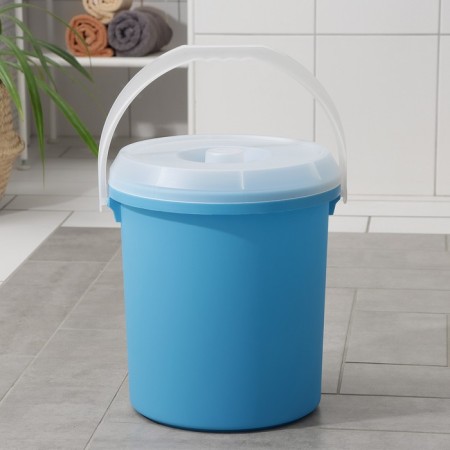 A bucket with a lid Darel plast, 20 l, color mix