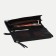 Women's wallet on magnets, black color