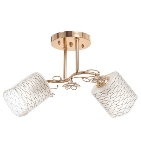 Henri chandelier 2x60W E27 Gold 43x25x23cm Ritter