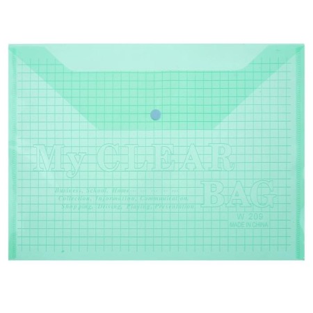 The Convert folder on the button, A4, 120 μm, calligrata "cage", transparent, green