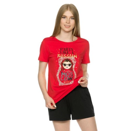 Female set, size XS, red color