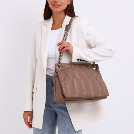 Bag-mixer on lightning, beige color-7