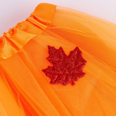 Carnival set "Autumn Princess": skirt and rim-12