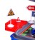 Game set "Police section" in a suitcase