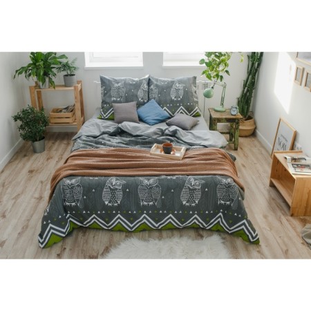 Bed linen "Ethel" Duet eared owls (view 1) 143 x 215 cm - 2 pcs., 220 x 240 cm, 70 x 70 cm - 2 pcs-11